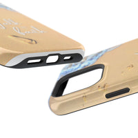 iPhone Inspirational Magnetic Phone Case, Unique Phone Accessories, Faith-Based Gifts, Coastal Vibes, Walk by Faith Design