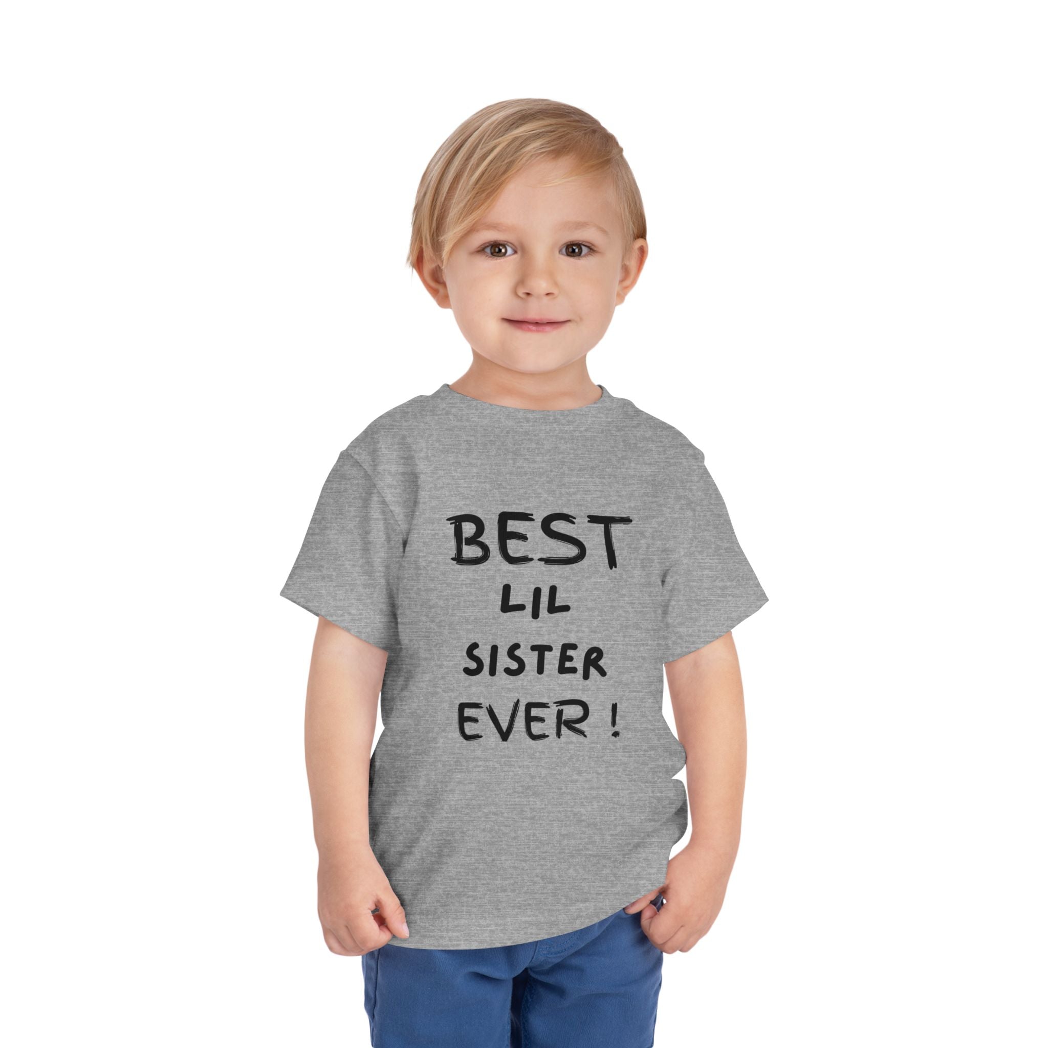 Best Lil Sister Ever Toddler Tee