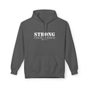 Strong & Courageous Hoodie — Inspirational Motivational Pullover