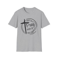 Pray Over It Christian T-Shirt — Cross Faith Prayer Tee