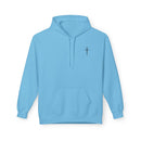 Jesus Has My Back Midweight Softstyle Fleece Hoodie