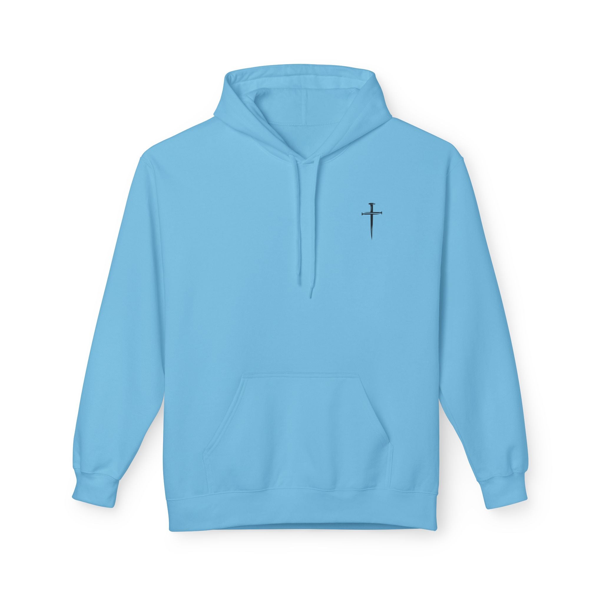 Jesus Has My Back Midweight Softstyle Fleece Hoodie