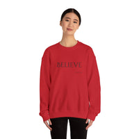 Embroidered Believe John 3:16 Unisex Heavy Blend Crewneck Sweatshirt