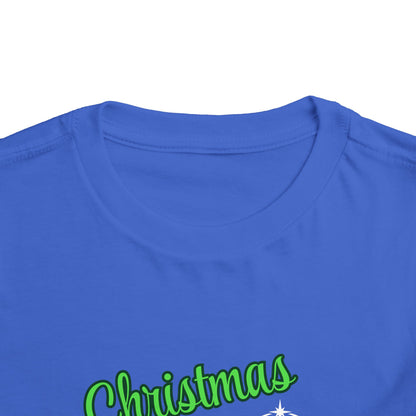 Christmas Cheer Squade Christian Christmas Shirt for Toddlers Short Sleeve Tee Christian Toddler Christmas Shirt