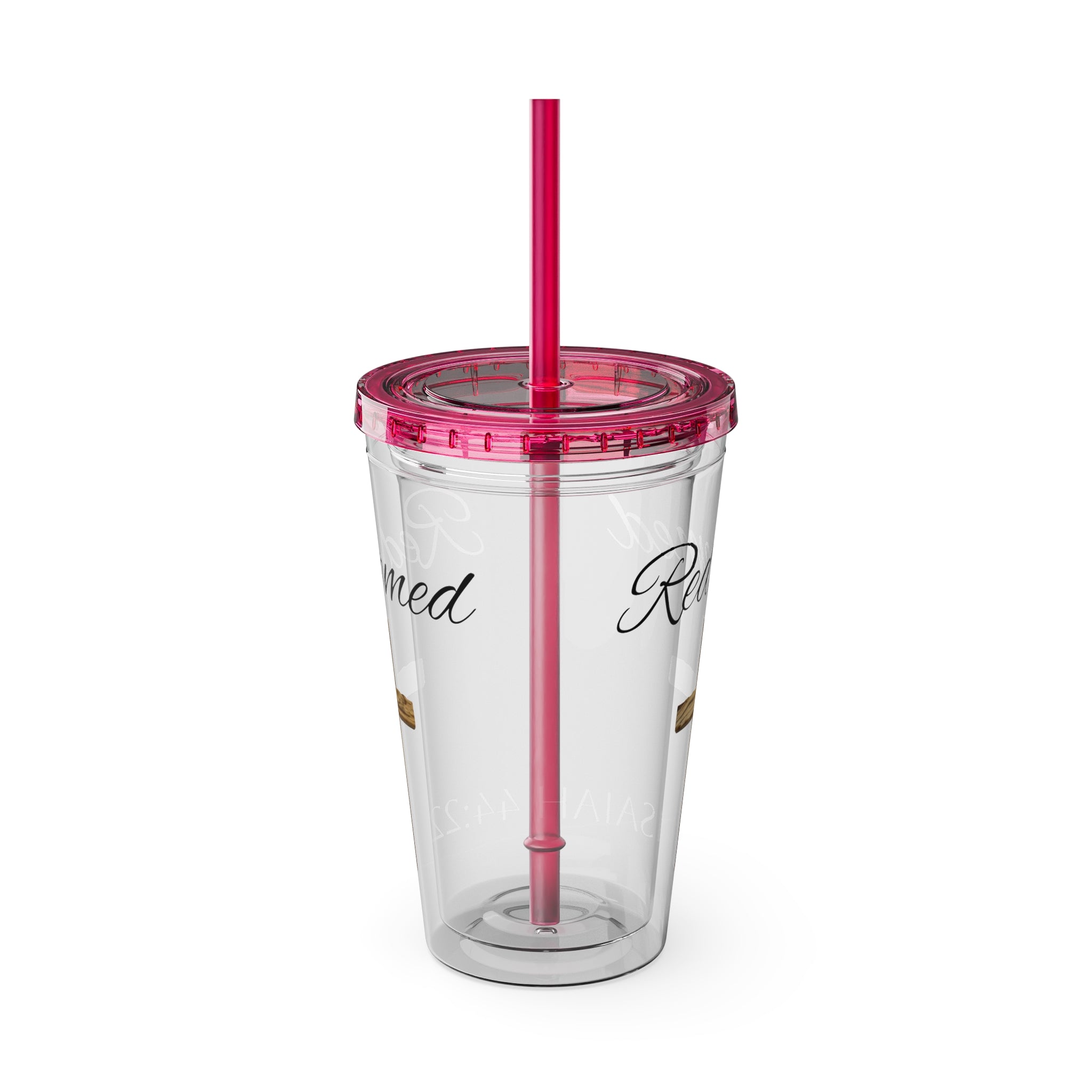 Redeemed Water Tumbler - Christian Gifts for Women Men - Faith Based Gifts