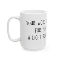 Christian Coffee Mug - Psalms 119 - Faith Gifts for Women Men