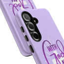Samsung - "With God All Things Are Possible" Inspirational Purple Tough Case