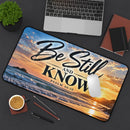 Be Still and Know Christian Desk Mat