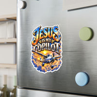 Jesus Is My Copilot – Airplane Christian Vinyl Sticker