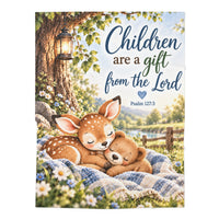 Children Are a Gift From the Lord Christian Baby Swaddle Blanket