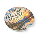 Be Still and Know Christian Soapstone Car Coaster