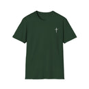 Back design - Jesus Has My Back T-Shirt — Christian Faith Cross Tee
