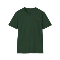 Back design - Jesus Has My Back T-Shirt — Christian Faith Cross Tee