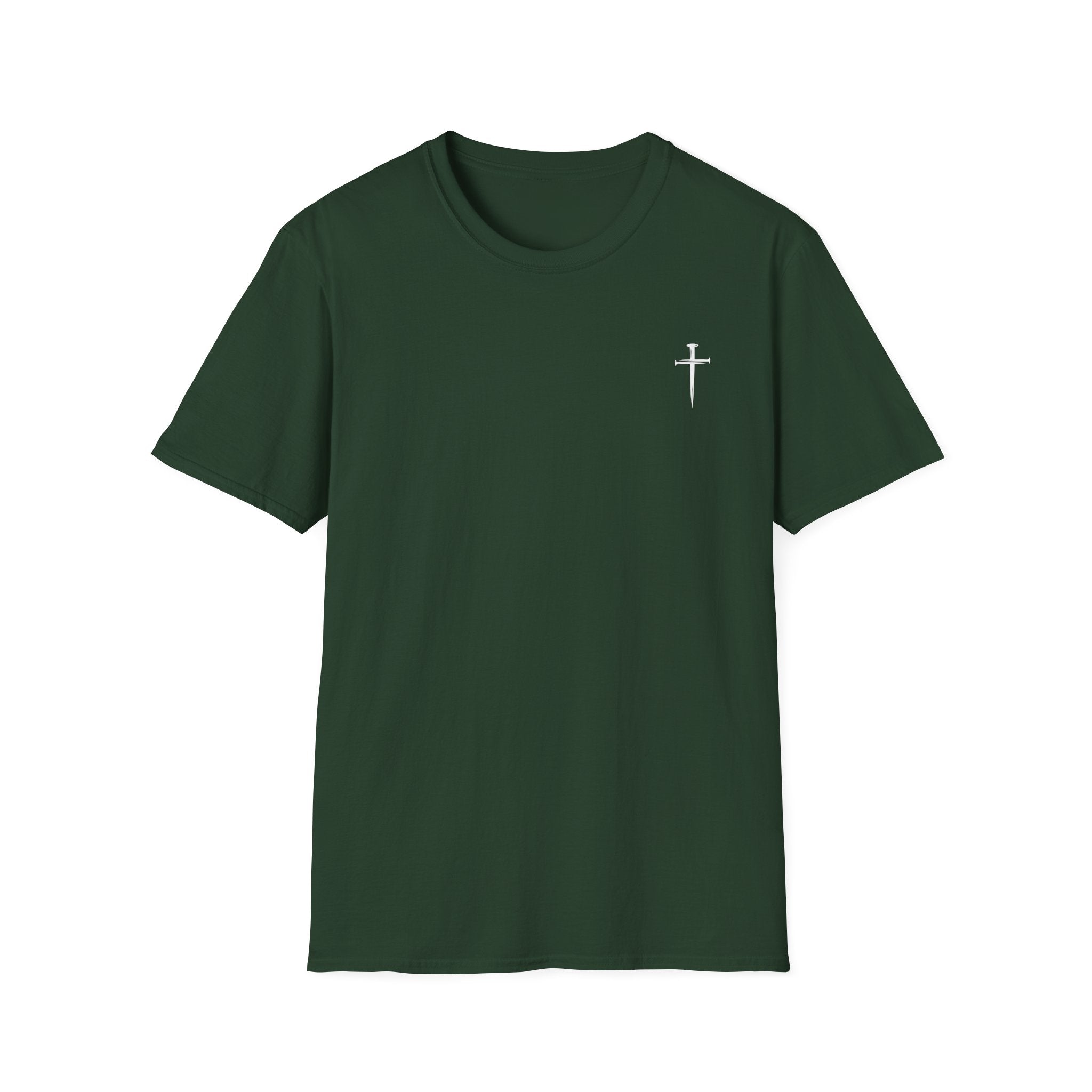 Back design - Jesus Has My Back T-Shirt — Christian Faith Cross Tee