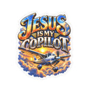 Jesus Is My Copilot – Airplane Christian Vinyl Sticker