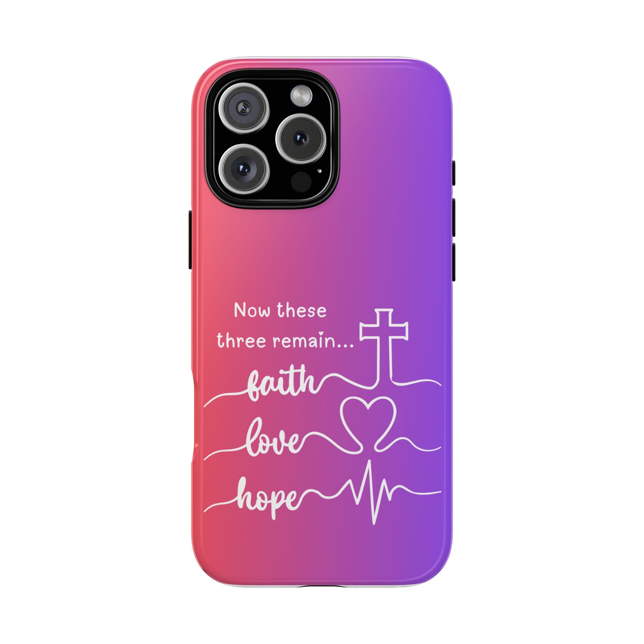 iPhone - Faith, Love & Hope Gradient Phone Case