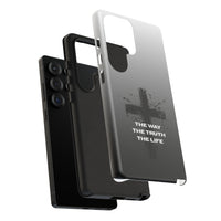 Christian Cross Phone Case — "The Way The Truth The Life" Protective Phone Cover
