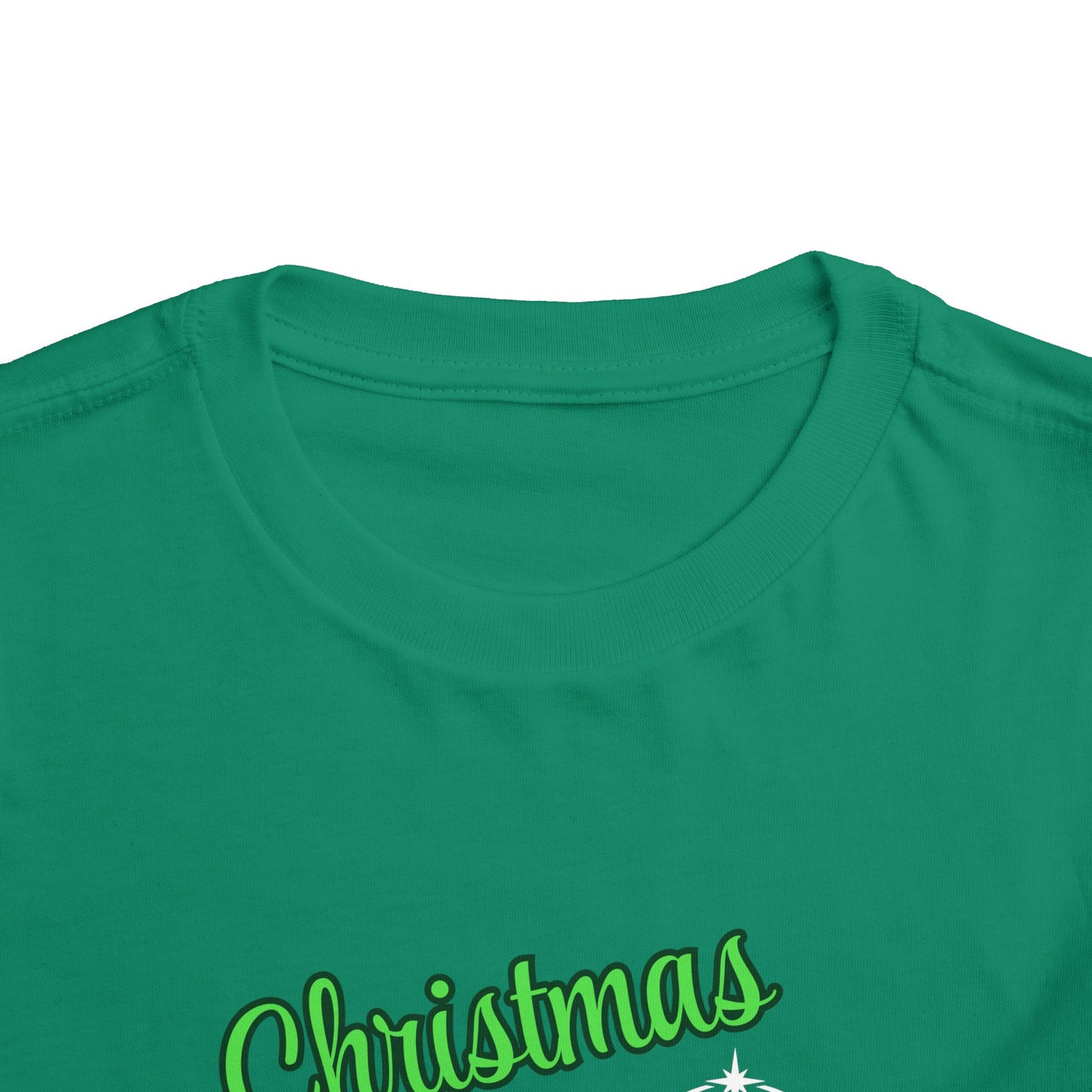 Christmas Cheer Squade Christian Christmas Shirt for Toddlers Short Sleeve Tee Christian Toddler Christmas Shirt