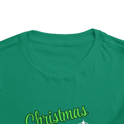 Christmas Cheer Squade Christian Christmas Shirt for Toddlers Short Sleeve Tee Christian Toddler Christmas Shirt
