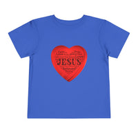 Jesus T-Shirt Christian Shirt for Toddlers Short Sleeve Tee Christian Toddler Christmas Shirt