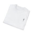 Back design - Jesus Has My Back T-Shirt — Christian Faith Cross Tee