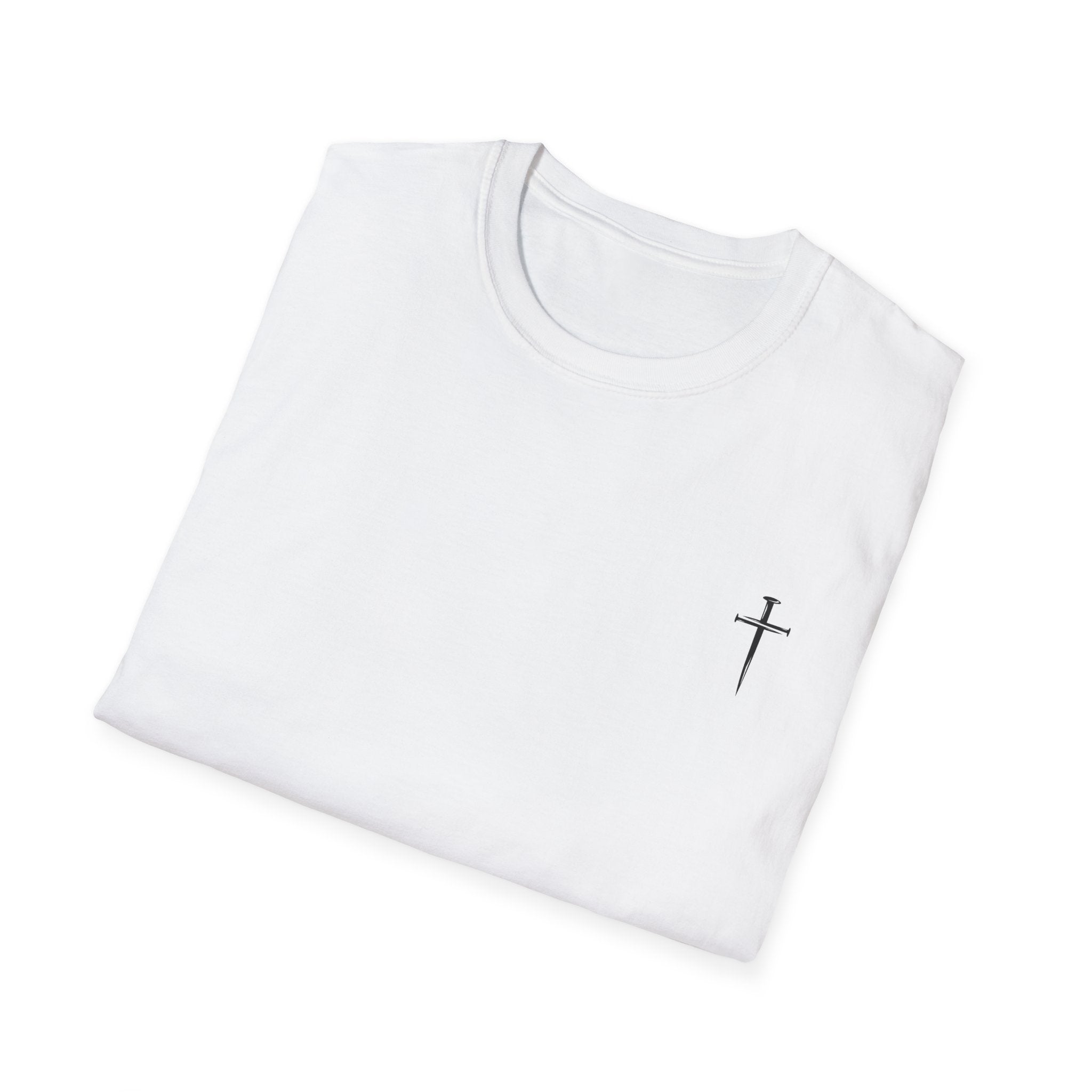 Back design - Jesus Has My Back T-Shirt — Christian Faith Cross Tee