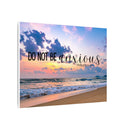 Do Not Be Anxious Beach Canvas Wall Art — Inspirational Scripture Philippians