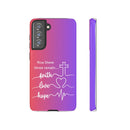 Samsung Faith, Love & Hope Gradient Phone Case — 'Now These Three Remain' Christian Protective Case