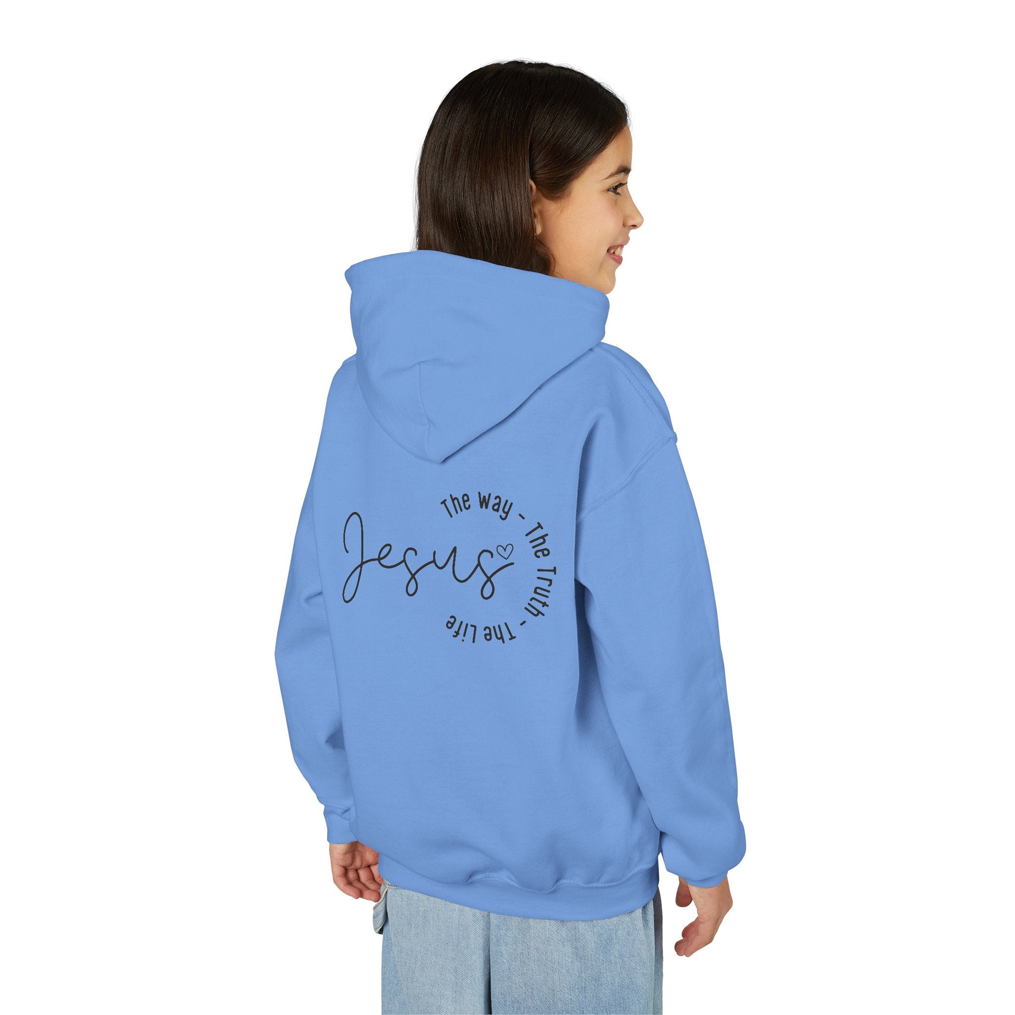 Youth Christian Hoodie — The Way, The Truth, The Life