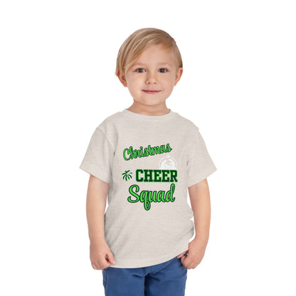 Christmas Cheer Squade Christian Christmas Shirt for Toddlers Short Sleeve Tee Christian Toddler Christmas Shirt