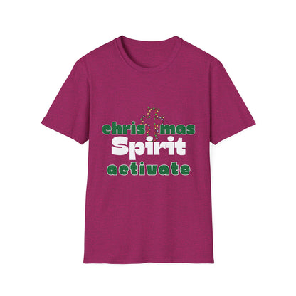 Christmas Spirit Activate Christmas shirt for women men holiday shirt
