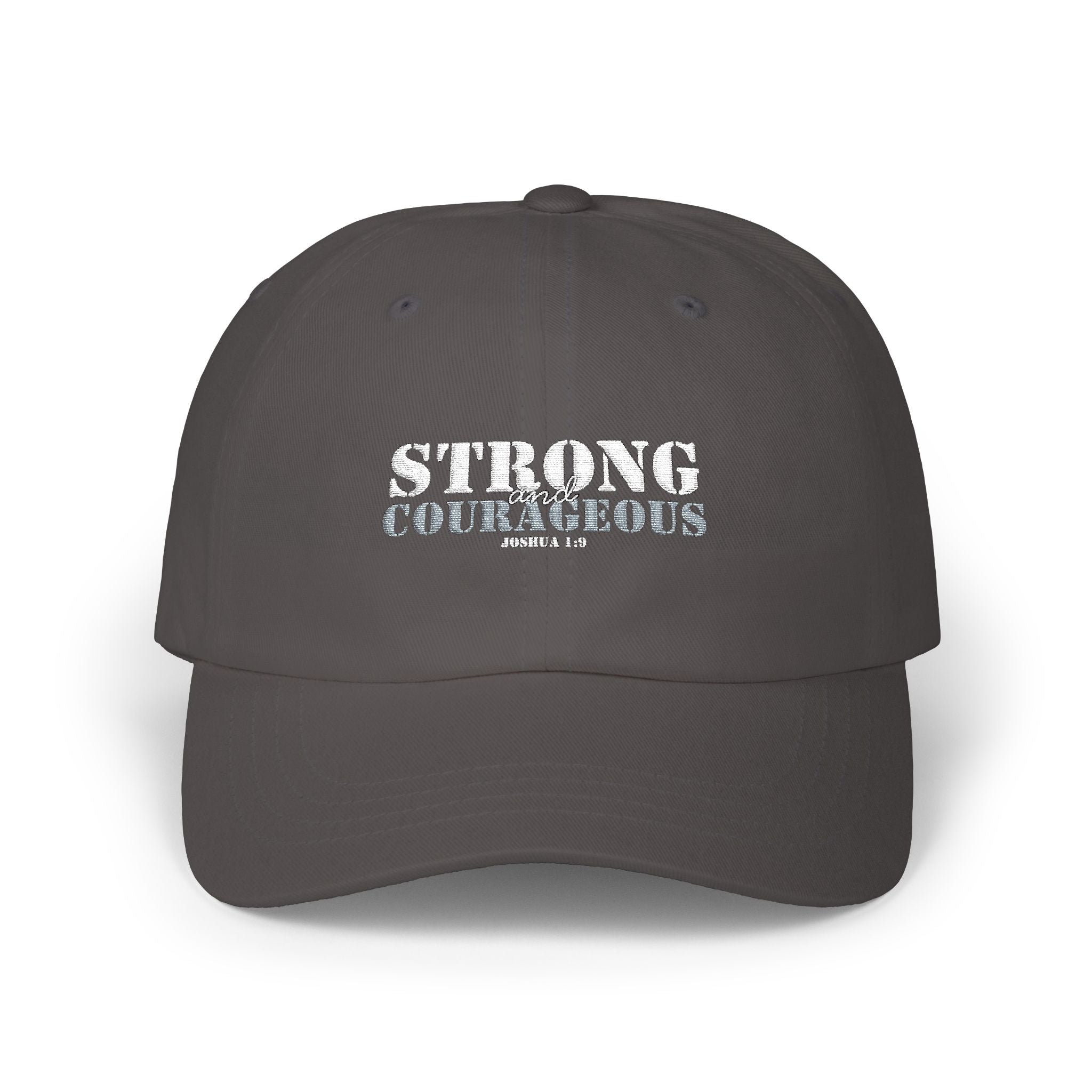 Strong & Courageous Hat — Embroidered Athletic Baseball Hat