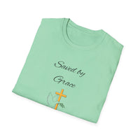 Saved By Grace Christian Shirt for Women Men Shirts for Christians