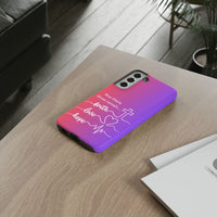 Samsung Faith, Love & Hope Gradient Phone Case — 'Now These Three Remain' Christian Protective Case