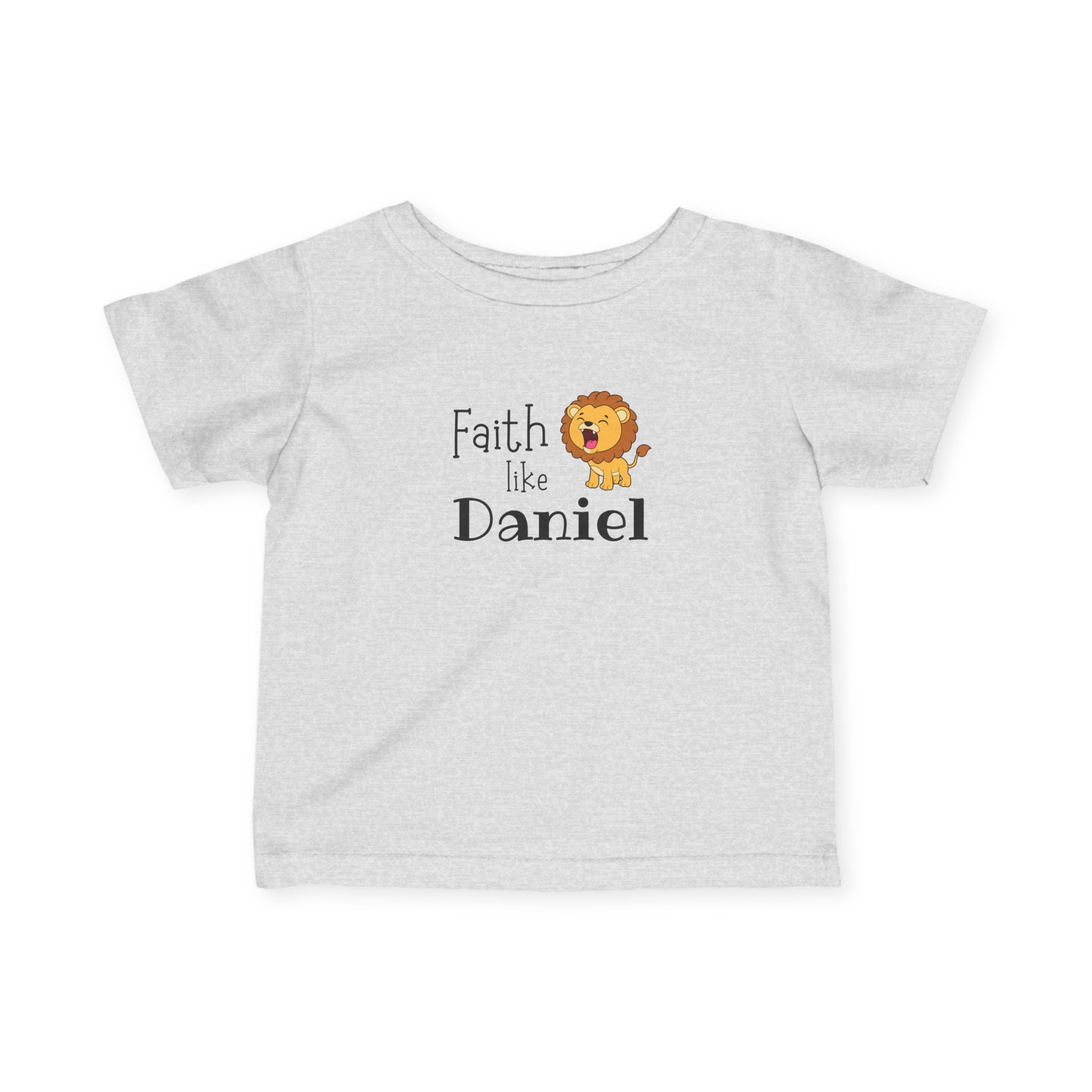 Infant Tee — 'Faith Like Daniel' Cute Lion Baby Shirt