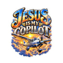 Jesus Is My Copilot – Airplane Christian Vinyl Sticker
