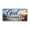 With God All Things Are Possible – Lakeside Bible Christian Desk Mat
