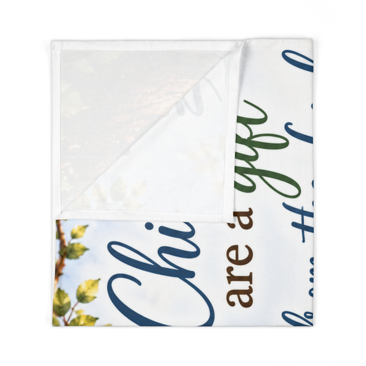 Children Are a Gift From the Lord Christian Baby Swaddle Blanket