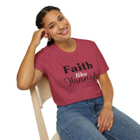 Faith Like Hannah Christian T-Shirt — Inspirational Scripture Tee (1 Samuel 1:27)