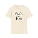 Faith Over Fear Unisex Softstyle T-Shirt | Christian Shirts for Women Men - Faith Based Gifts