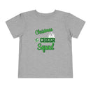 Christmas Cheer Squad Christian Christmas Shirt for Toddlers Short Sleeve Tee Christian Toddler Christmas Shirt