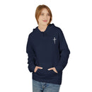 Jesus Has My Back Midweight Softstyle Fleece Hoodie