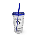 Faith Hope Love Water Tumbler - Christian Gifts for Women Men - Faith Based Gifts