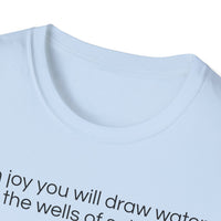 Isaiah 12:3 T-Shirt | Perfect for Faith and Everyday Wear,