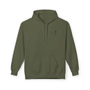 Jesus Has My Back Midweight Softstyle Fleece Hoodie