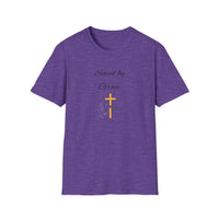 Saved By Grace Christian Shirt for Women Men Shirts for Christians