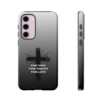 Christian Cross Phone Case — "The Way The Truth The Life" Protective Phone Cover