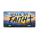 Walk By Faith Christian Vanity Plate