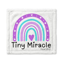 Tiny Miracle Baby Blanket – Rainbow Minky Security Blanket