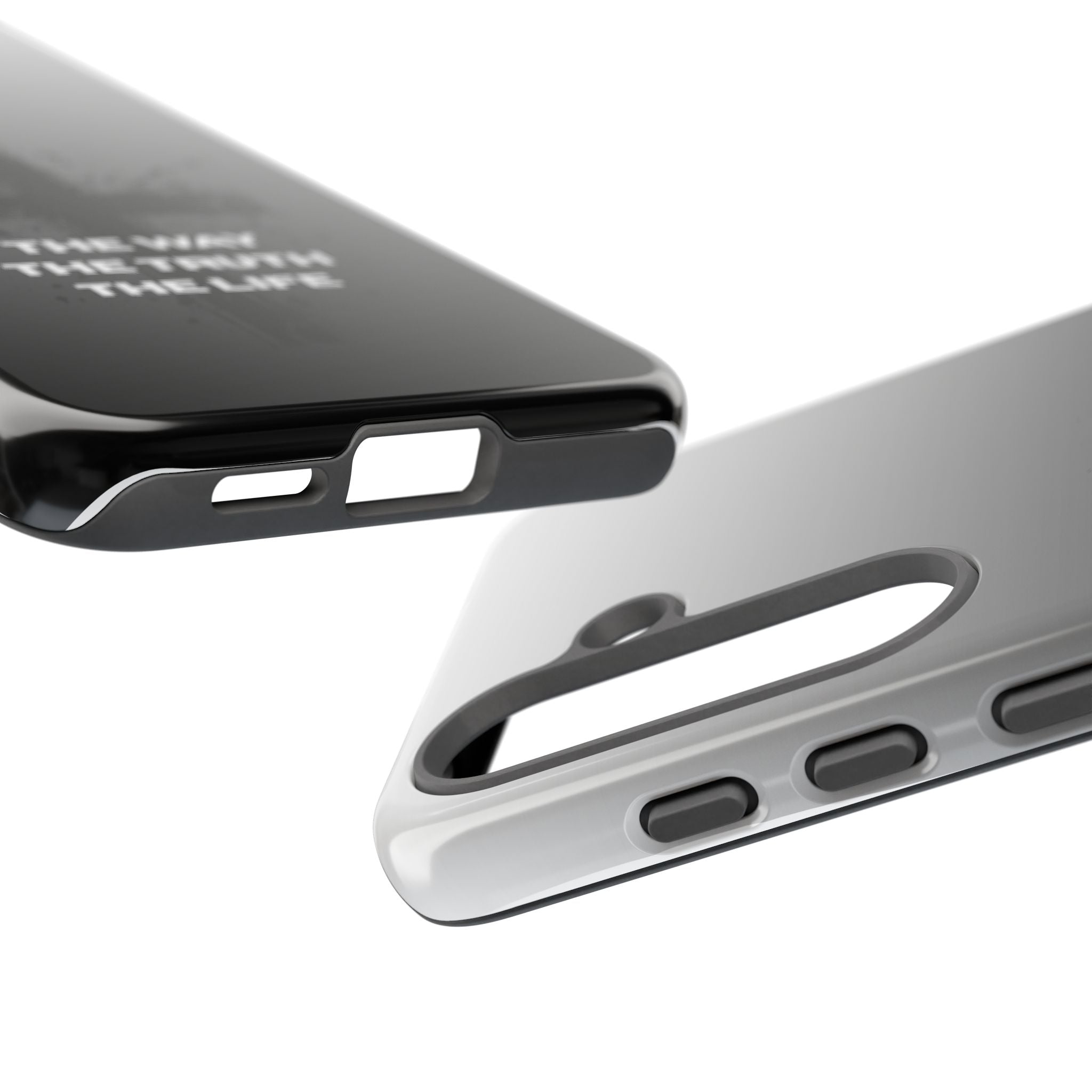 Christian Cross Phone Case — "The Way The Truth The Life" Protective Phone Cover